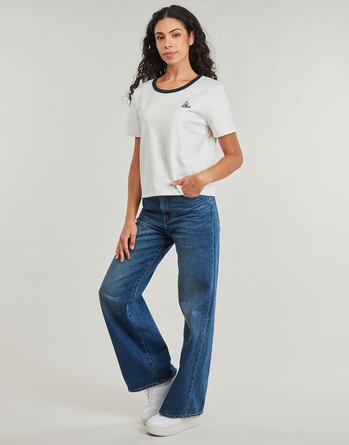 Women's Sports T-Shirts Le Coq Sportif White