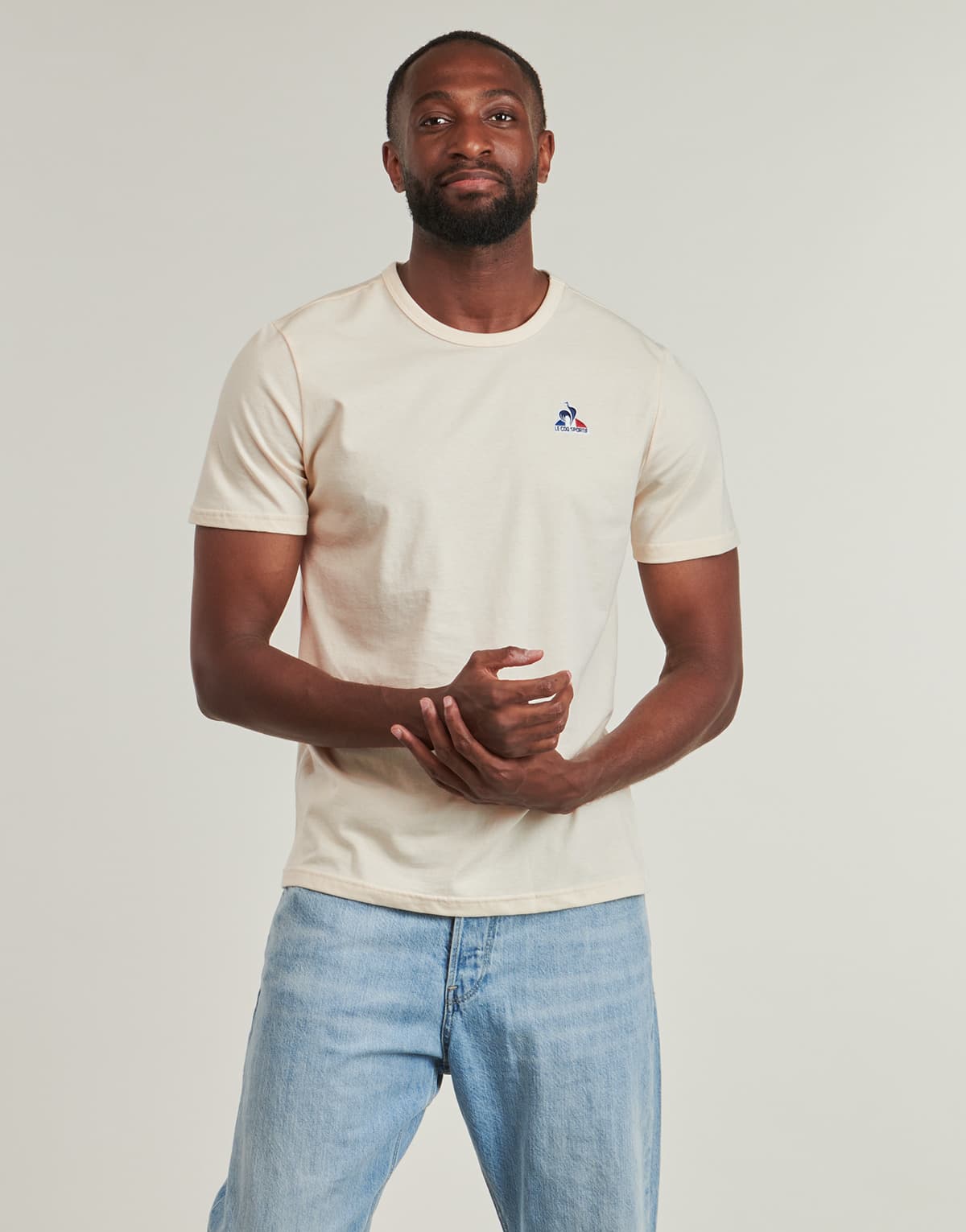 Men's Sports T-Shirts Le Coq Sportif White