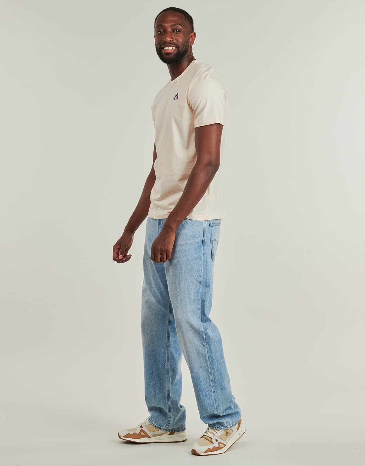 Men's Sports T-Shirts Le Coq Sportif White