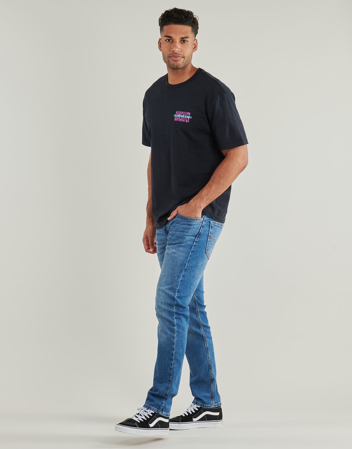 Men's T-Shirts Quiksilver Black