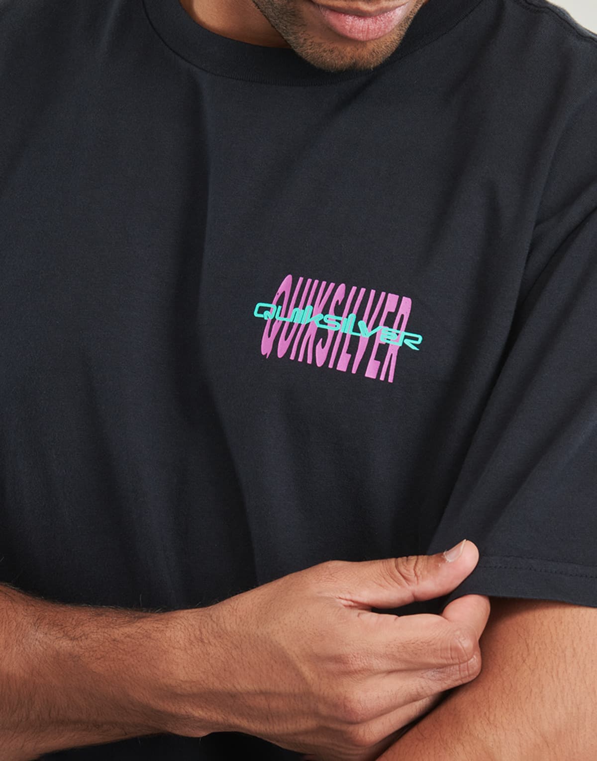 Men's T-Shirts Quiksilver Black