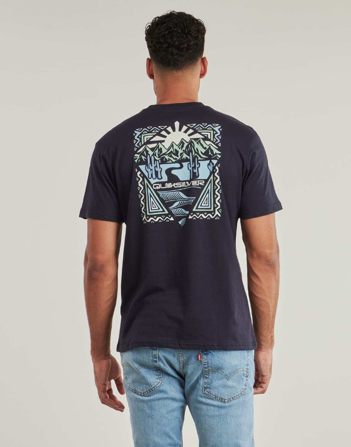 Men's T-Shirts Quiksilver Blue