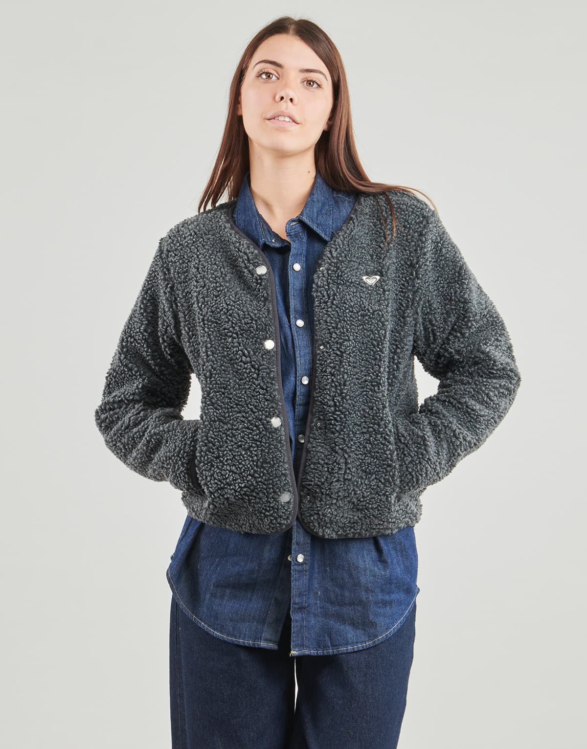 Women's Sweatshirts Roxy Gray