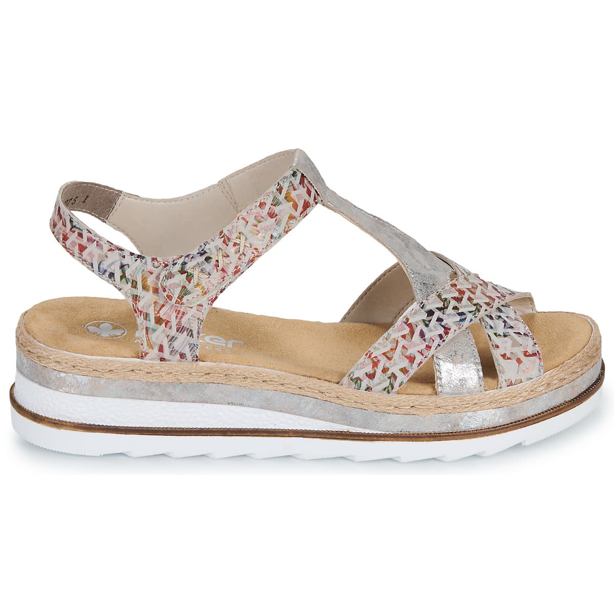 Women's Platforms Rieker Silver