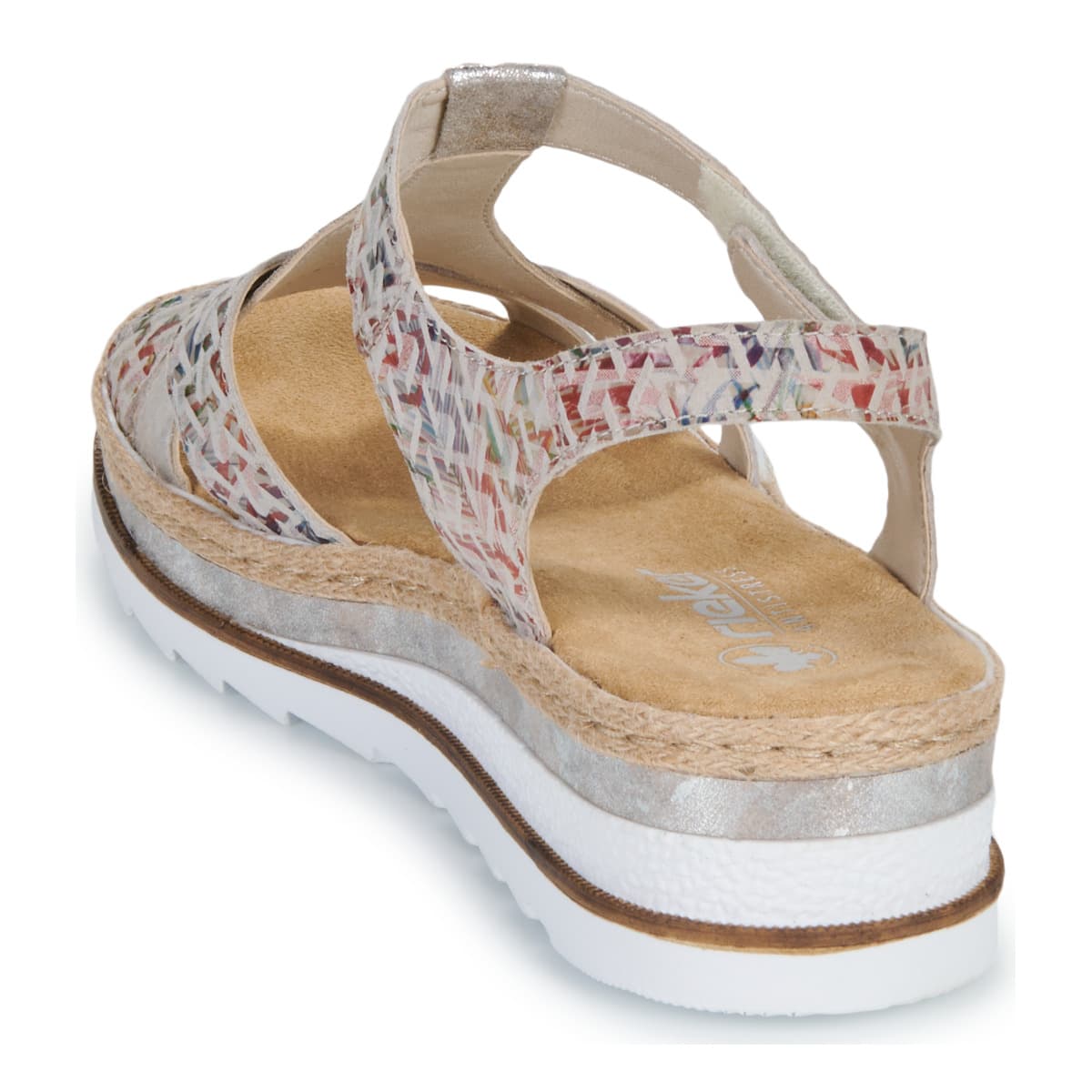 Women's Platforms Rieker Silver