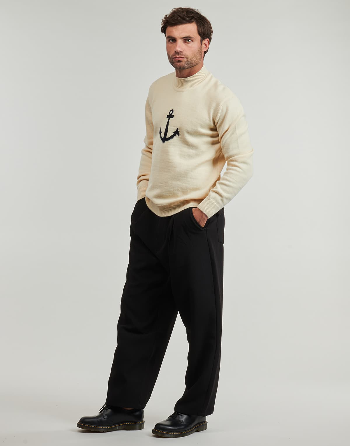 Men's Sweaters Armor Lux White