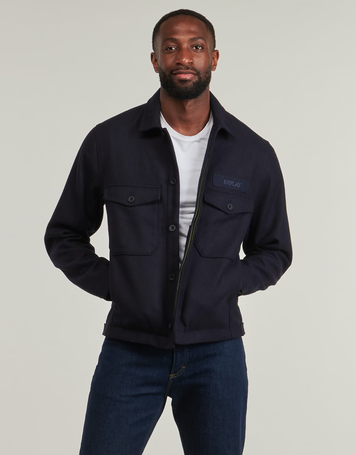 Men's Jackets Replay Black