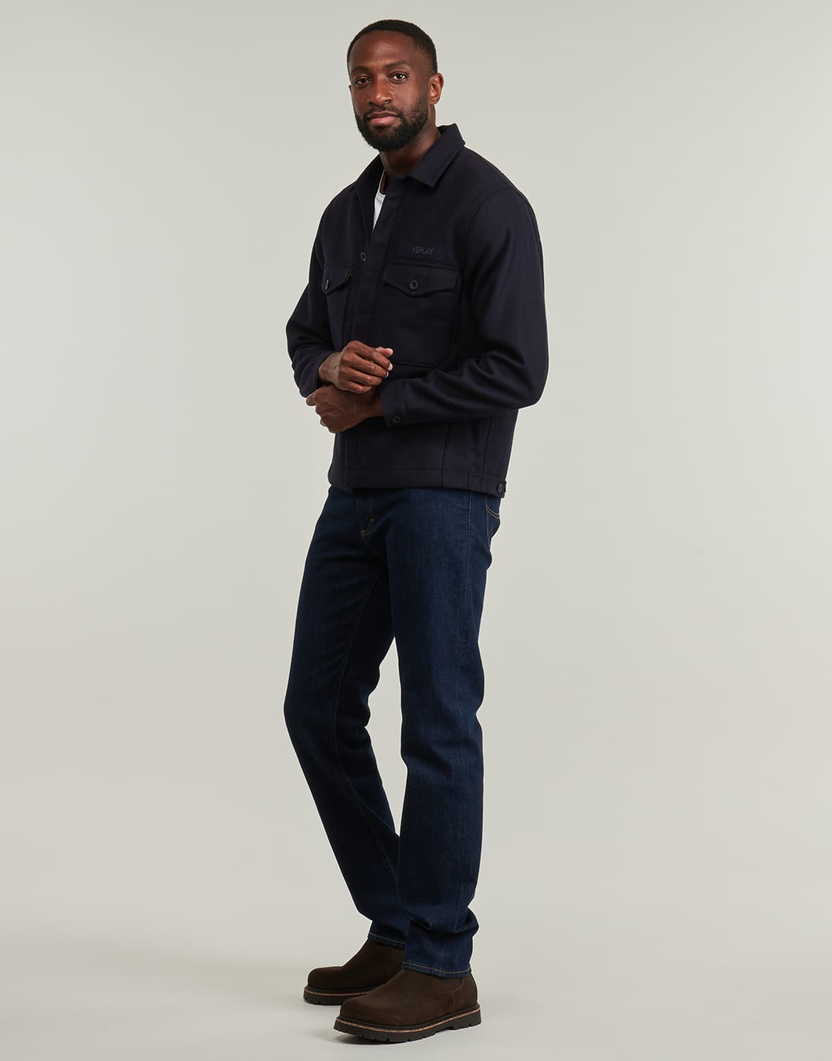 Men's Jackets Replay Black