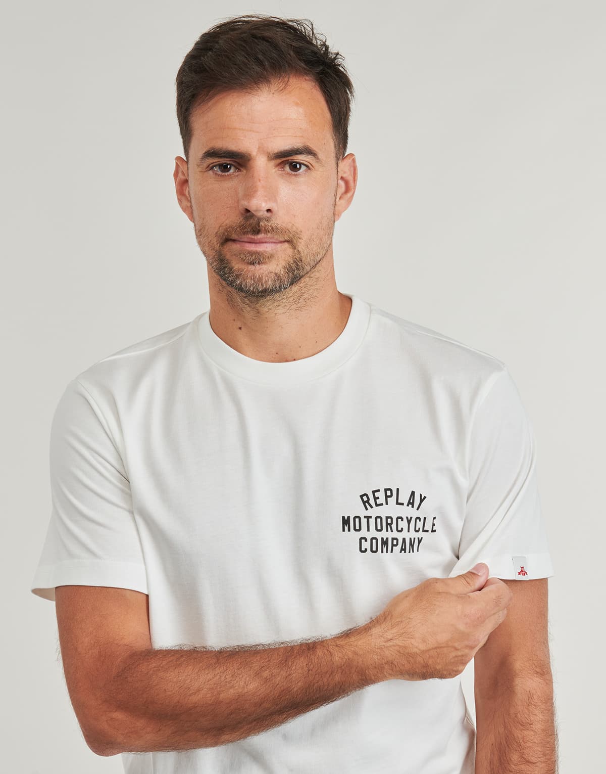 Men's T-Shirts Replay White
