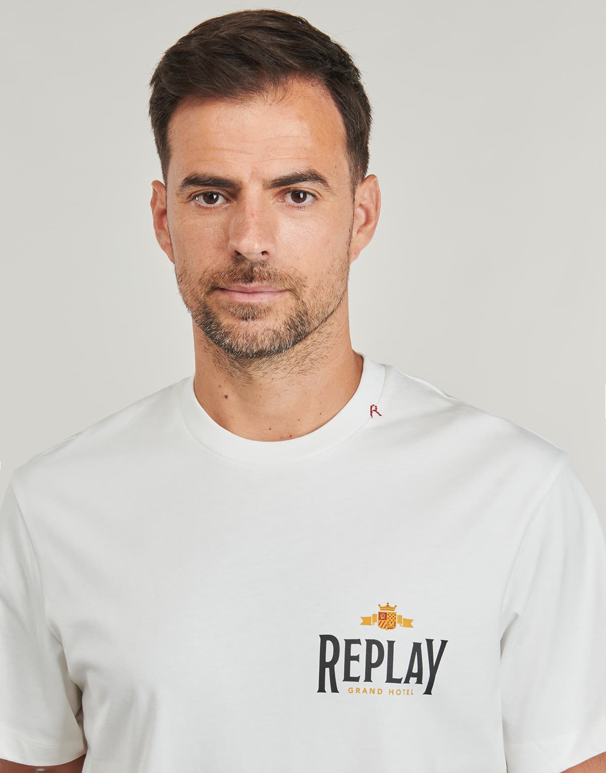 Men's T-Shirts Replay White