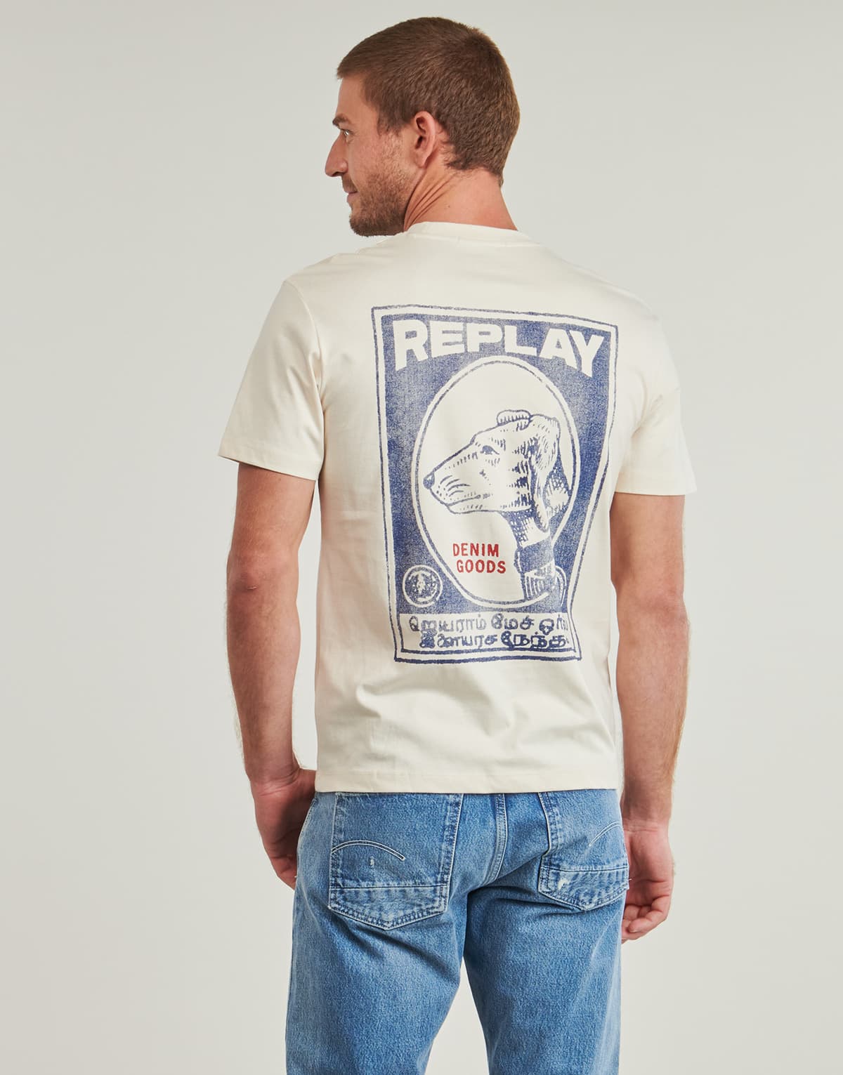 Men's T-Shirts Replay White