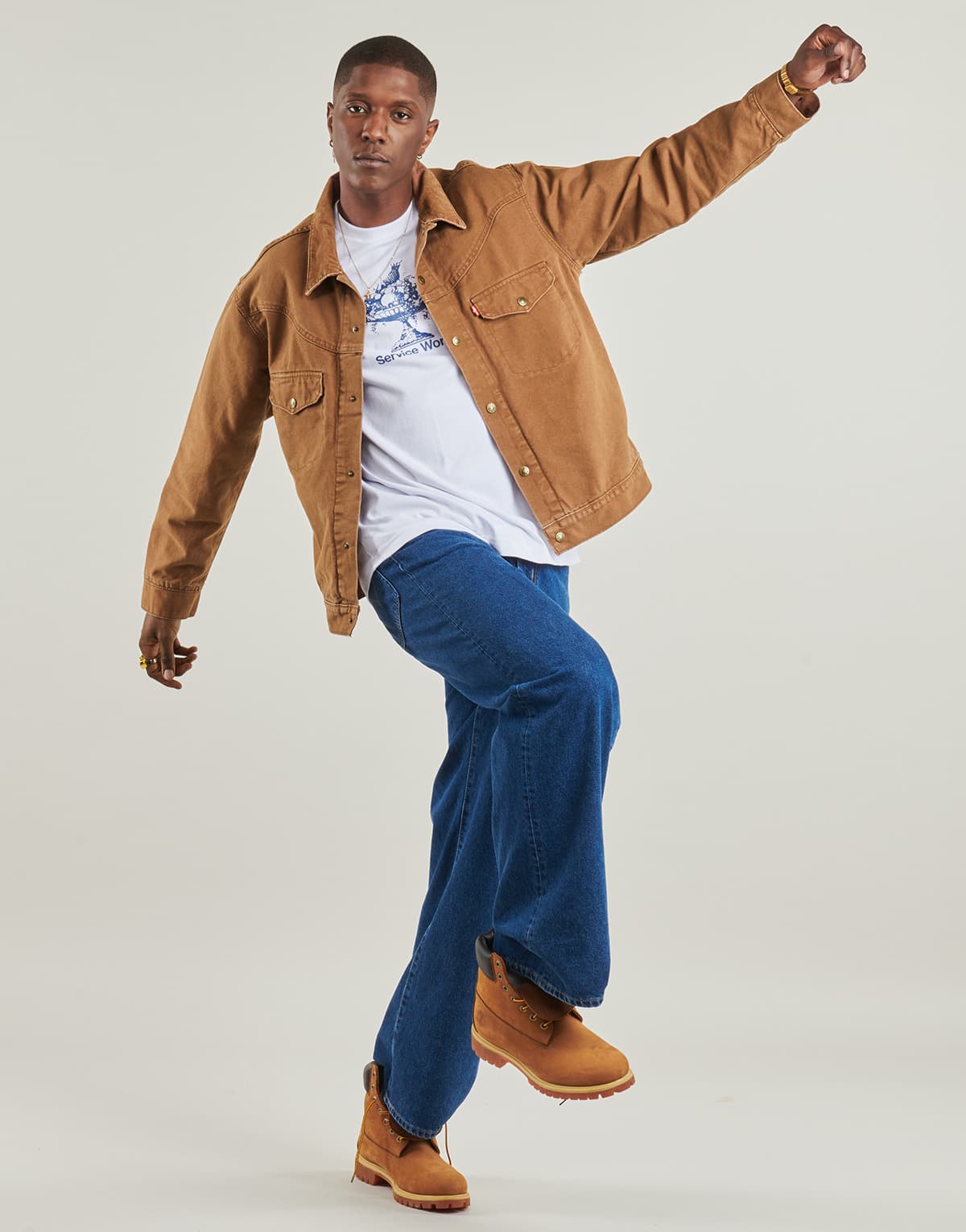 Men's Jackets Levis Brown