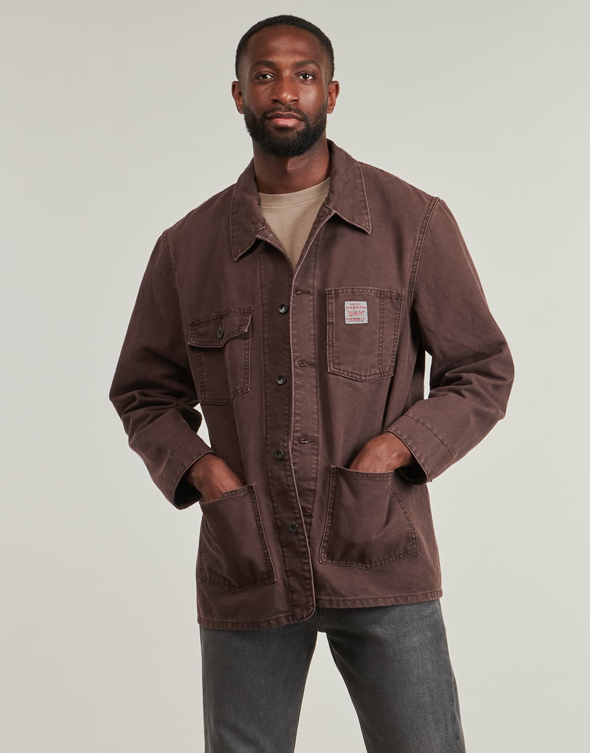 Men's T-Shirts Levis Brown