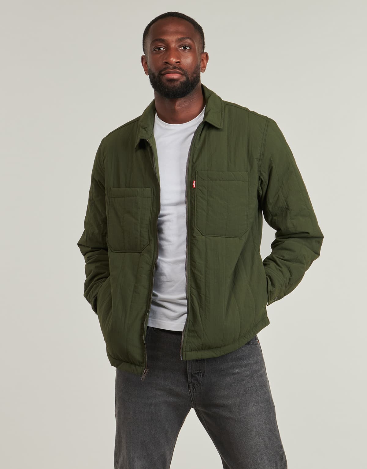 Men's Jackets Levis Khaki
