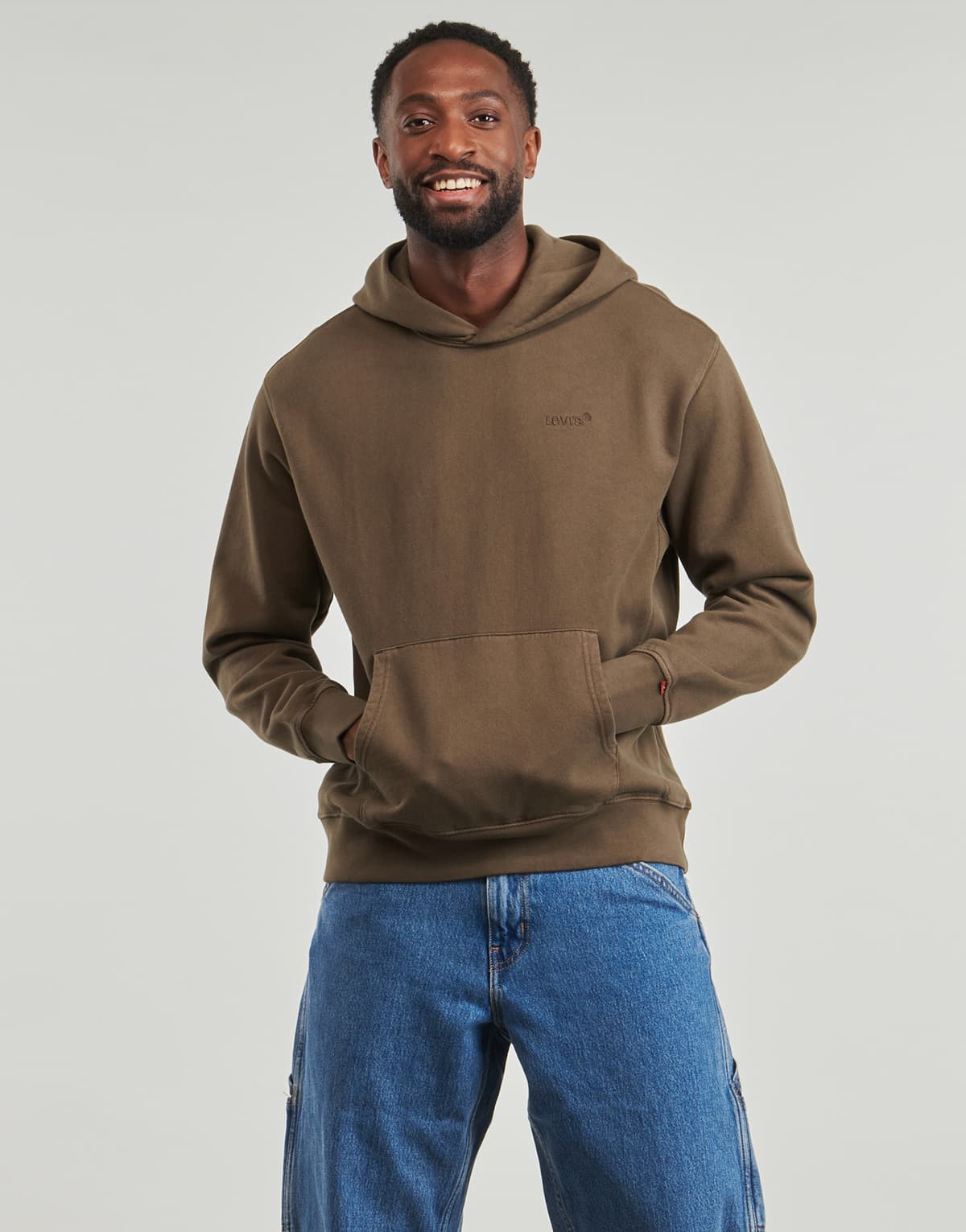 Men's Sweatshirts Levis Brown