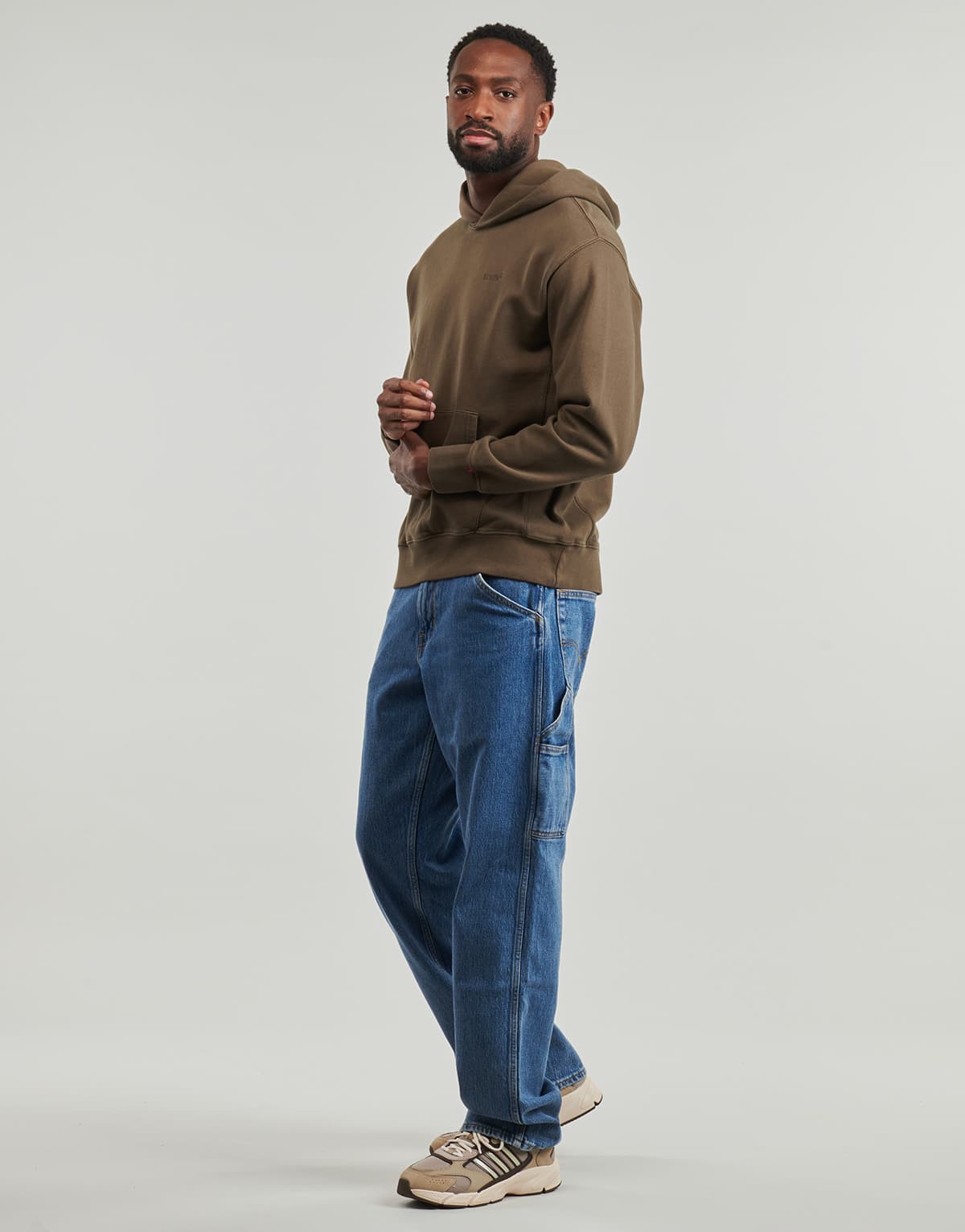 Men's Sweatshirts Levis Brown