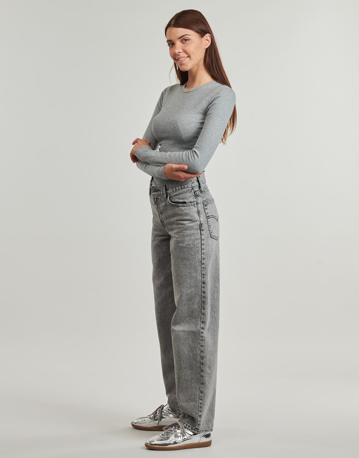 Women's Jeans Levis Gray