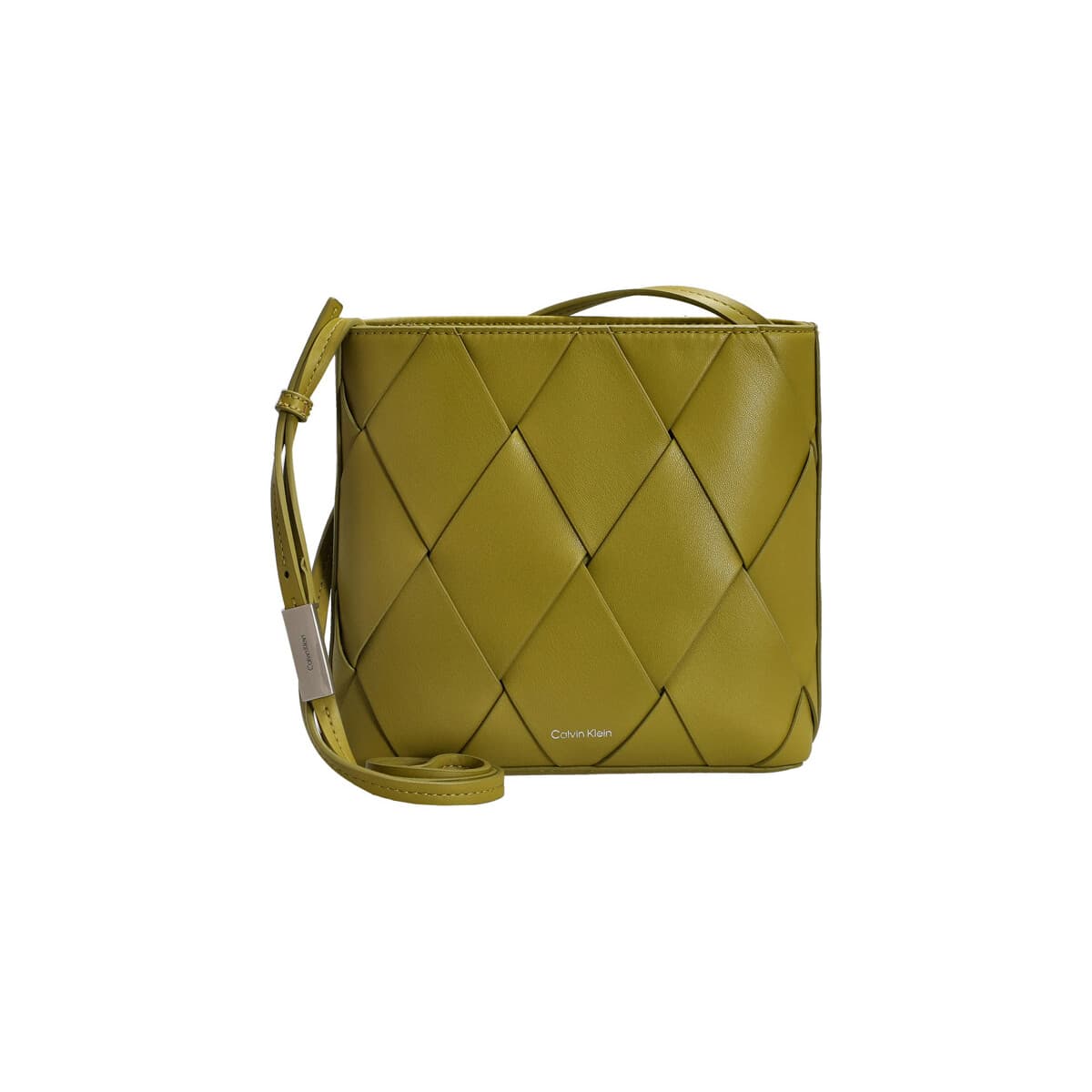 Τσάντα Calvin Klein Jeans WOVEN SQUARE EMBOSSED LOGO CROSSBODY BAG WOMEN