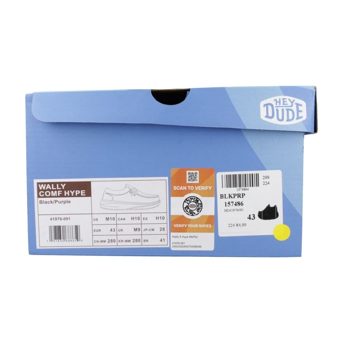 Men's Derby Shoes HEYDUDE Gray