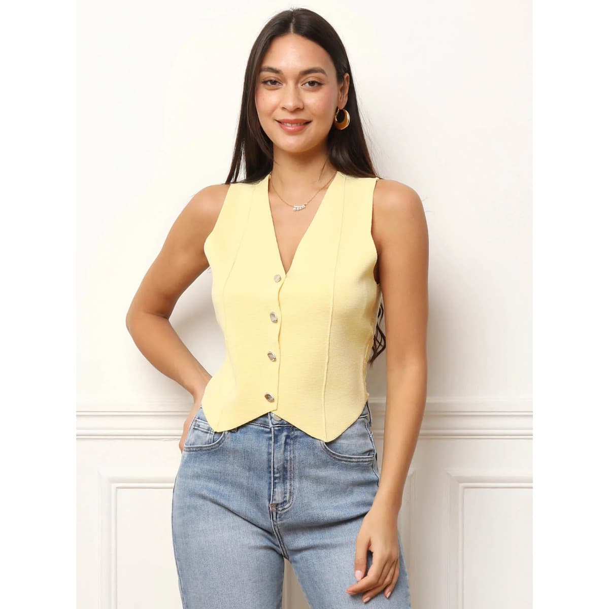 Women's T-Shirts La Modeuse Yellow