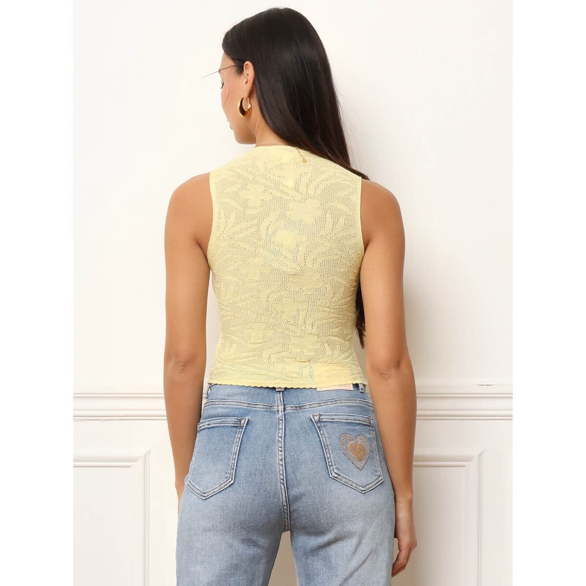 Women's T-Shirts La Modeuse Yellow