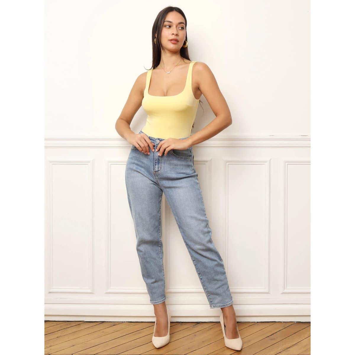 Women's T-Shirts La Modeuse Yellow