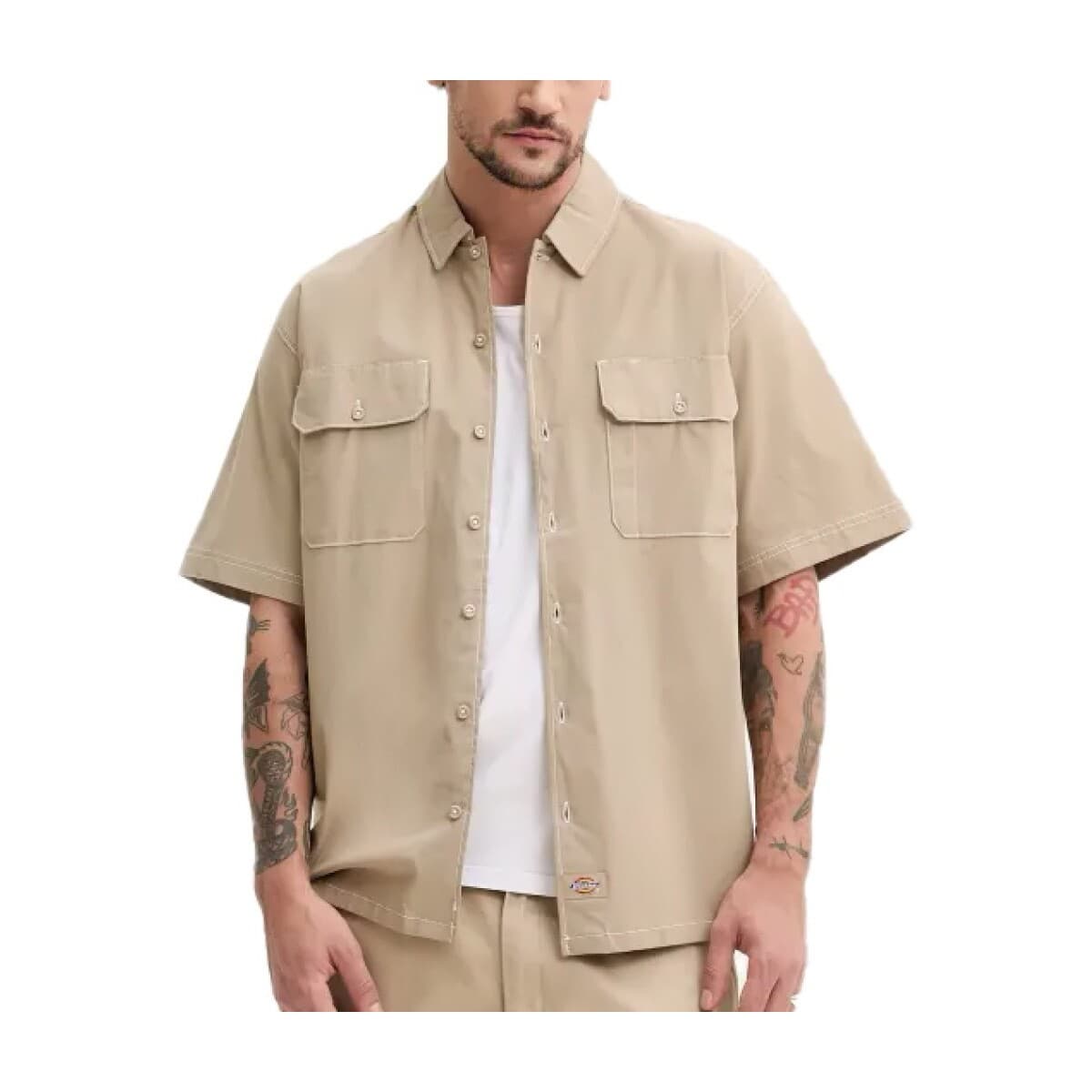 Πουκάμισο με μακριά μανίκια Dickies Camisas Hombre Modèle Riverbend Work Shirt