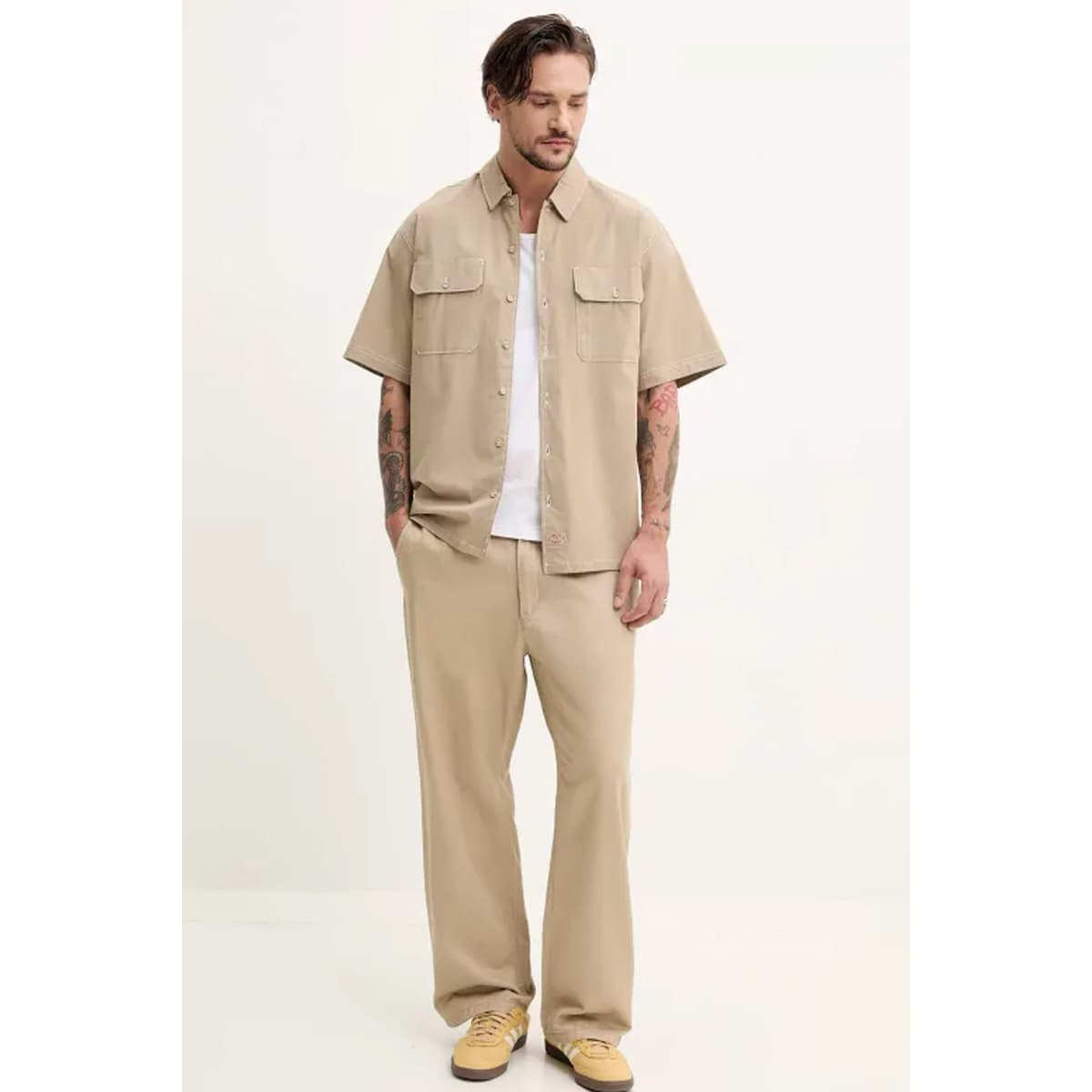 Men's Shirts Dickies Brown