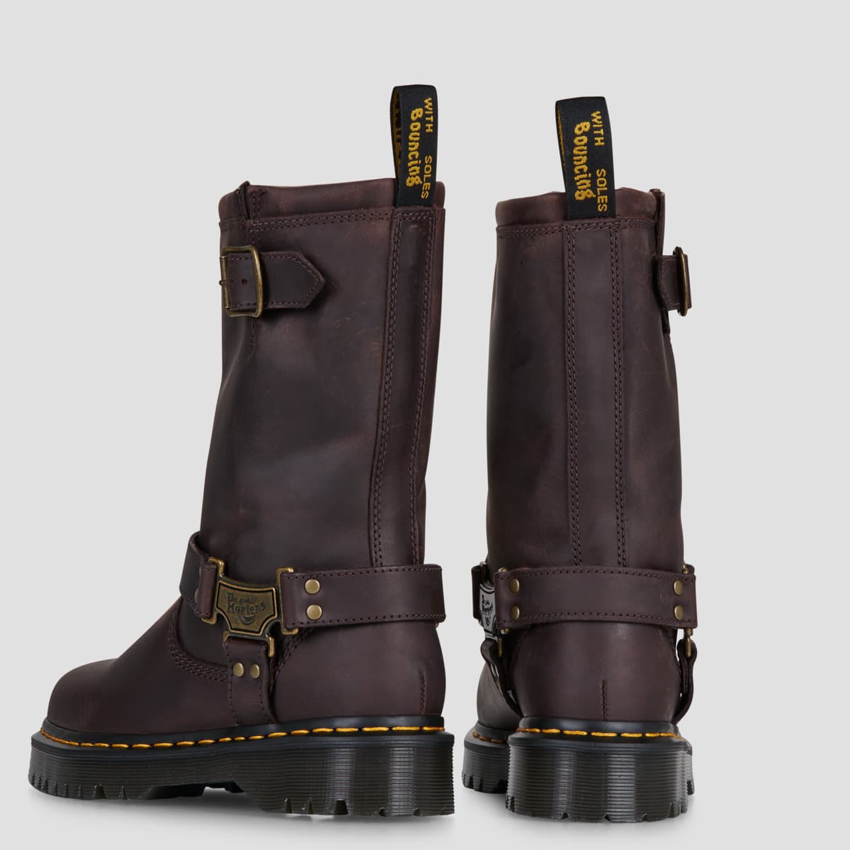 Women's Boots Dr. Martens Brown