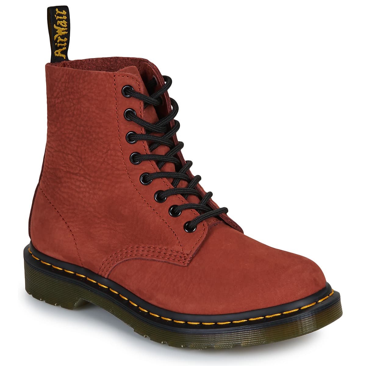Μπότες Dr. Martens 1460 Pascal 8 Eye Boot Russet Red Milled Nubuck RB