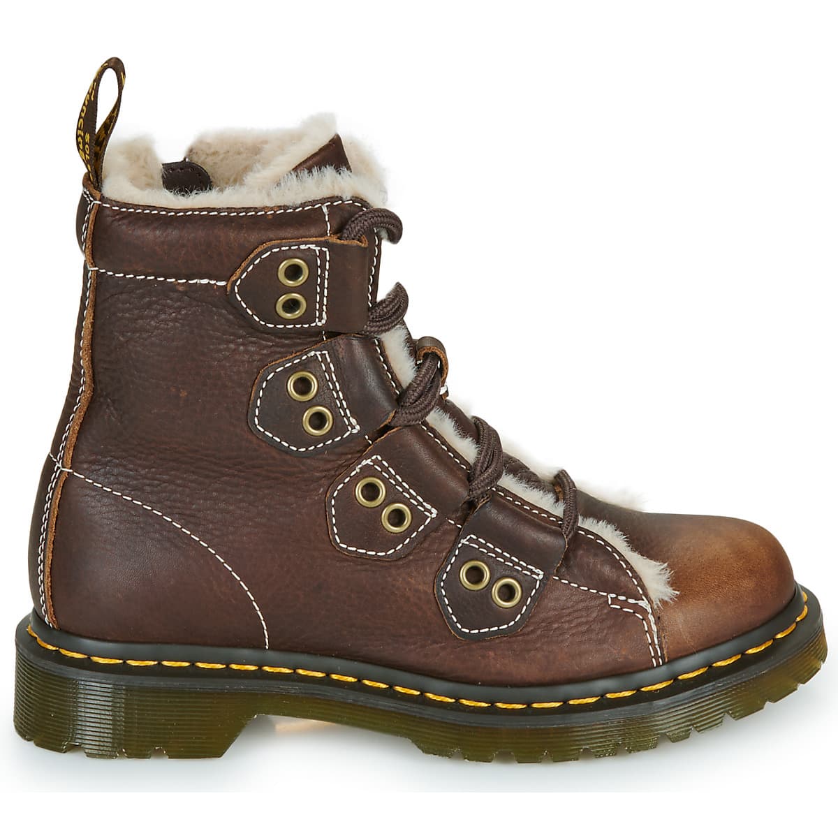 Women's Boots Dr. Martens Brown