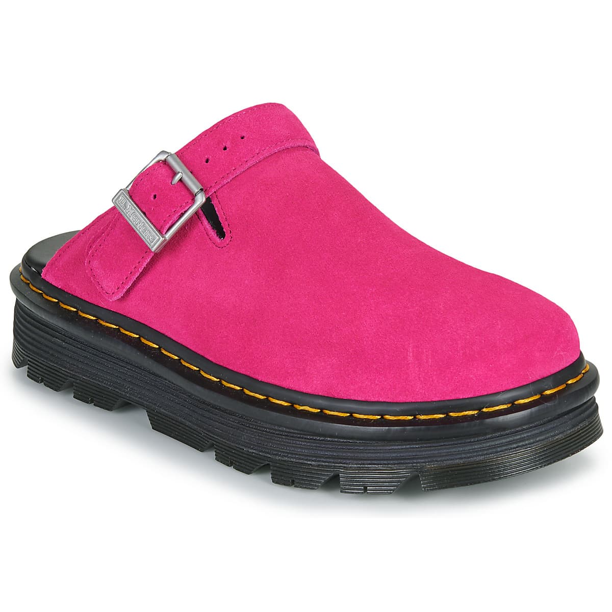 Mules Dr. Martens ZebZag Mule Mule Fuchsia Pink EH Suede