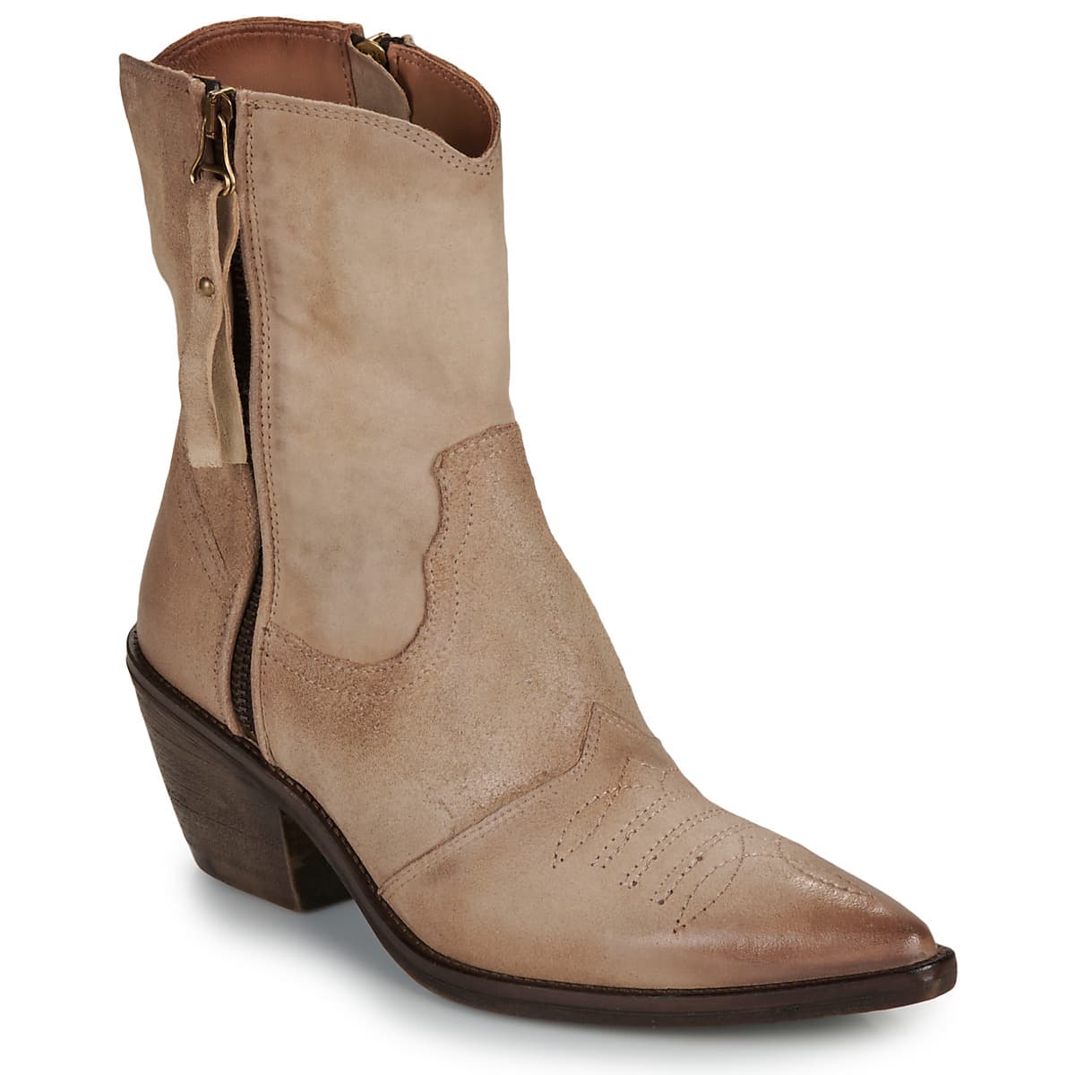 Women's Ankle Boots Airstep / A.S.98 Beige