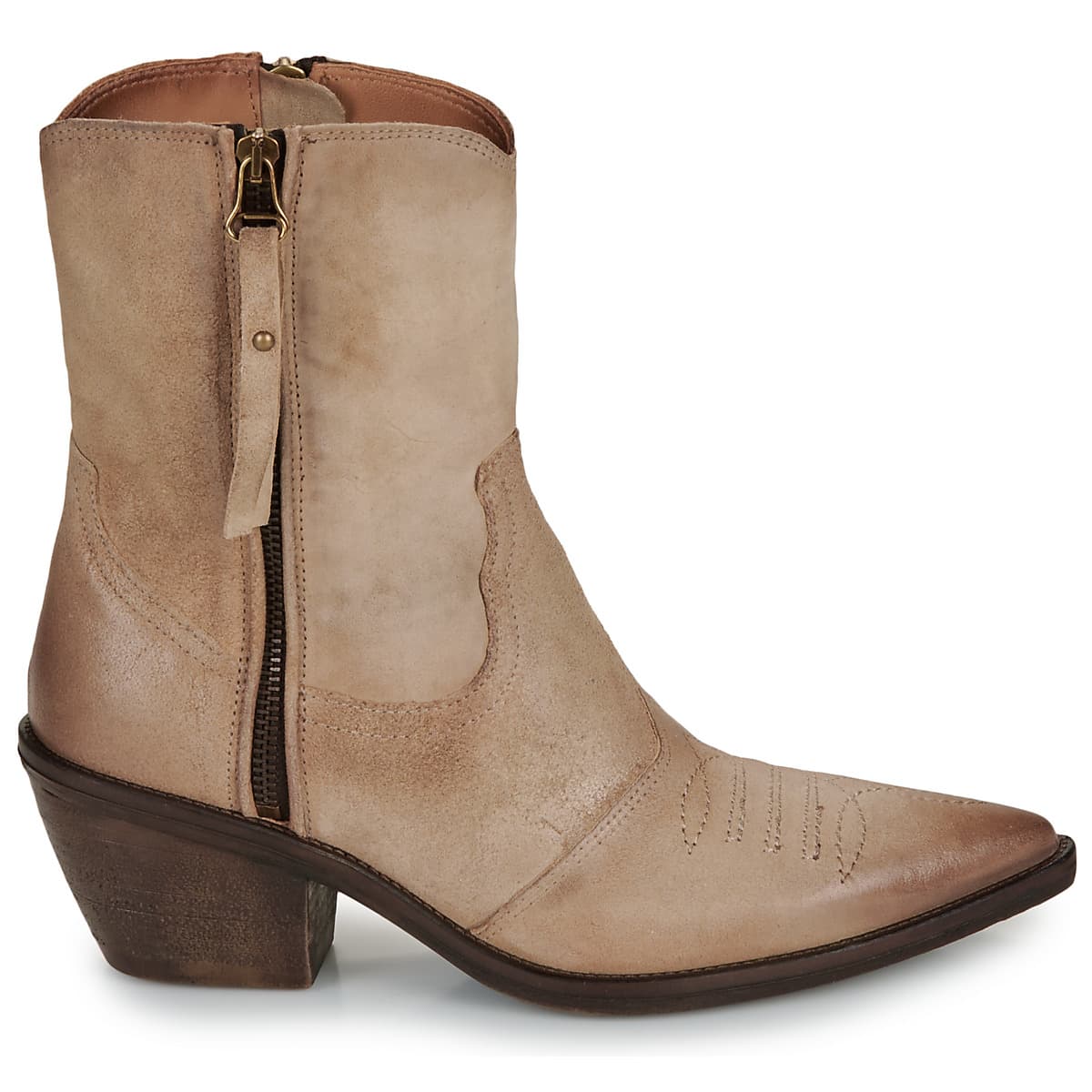 Women's Ankle Boots Airstep / A.S.98 Beige