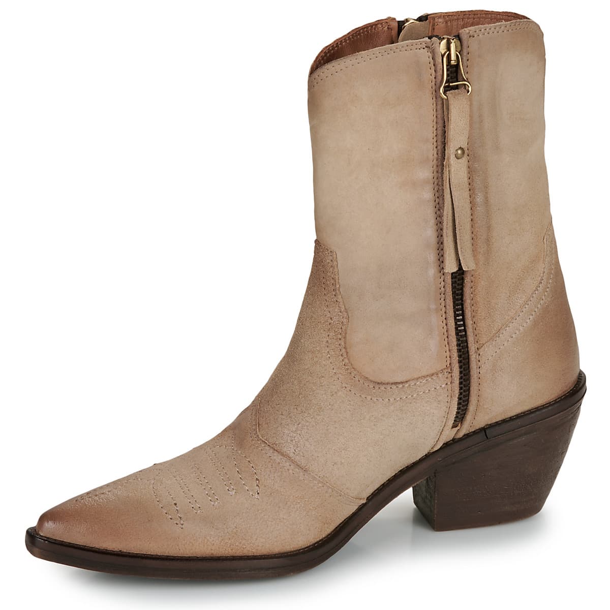 Women's Ankle Boots Airstep / A.S.98 Beige