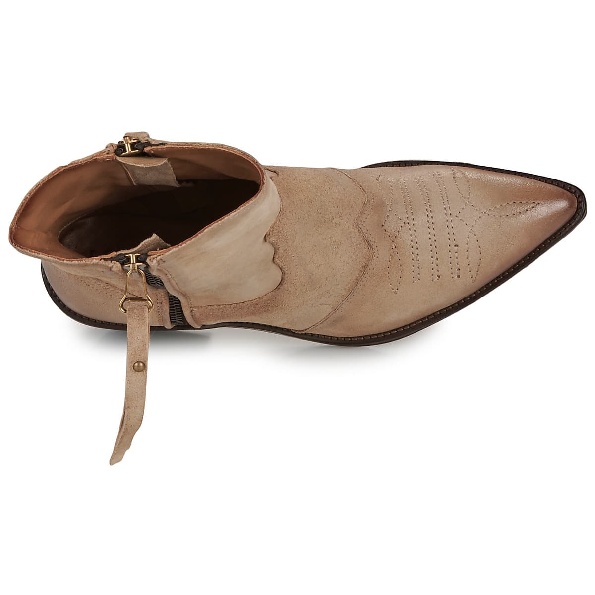 Women's Ankle Boots Airstep / A.S.98 Beige