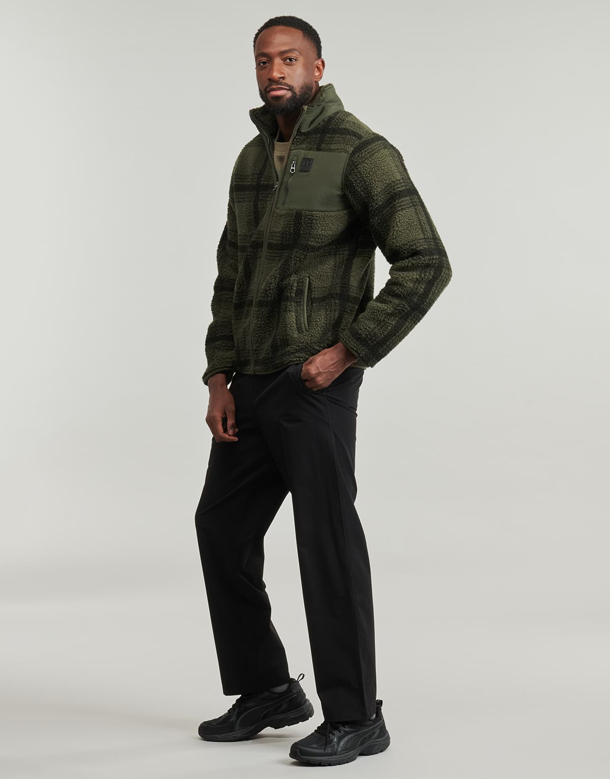 Men's Sweatshirts Le Temps des Cerises Khaki