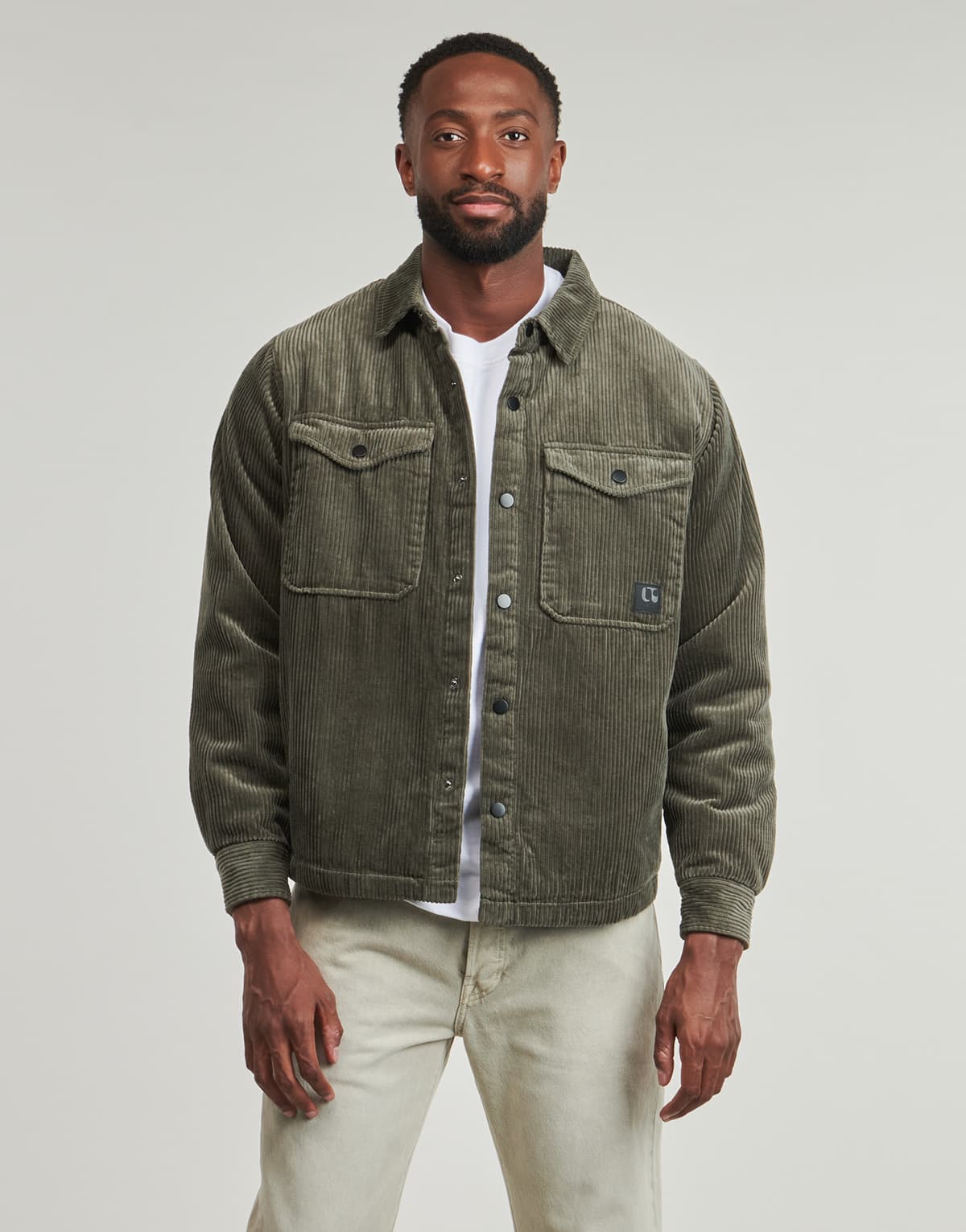 Men's Jackets Le Temps des Cerises Khaki