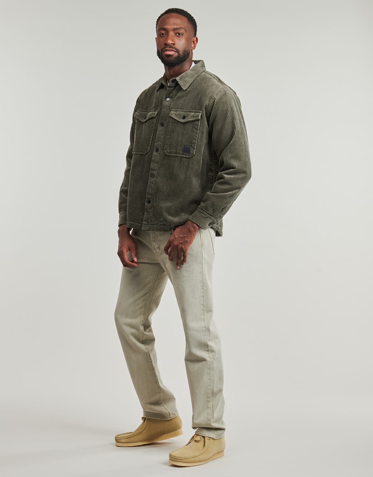 Men's Jackets Le Temps des Cerises Khaki