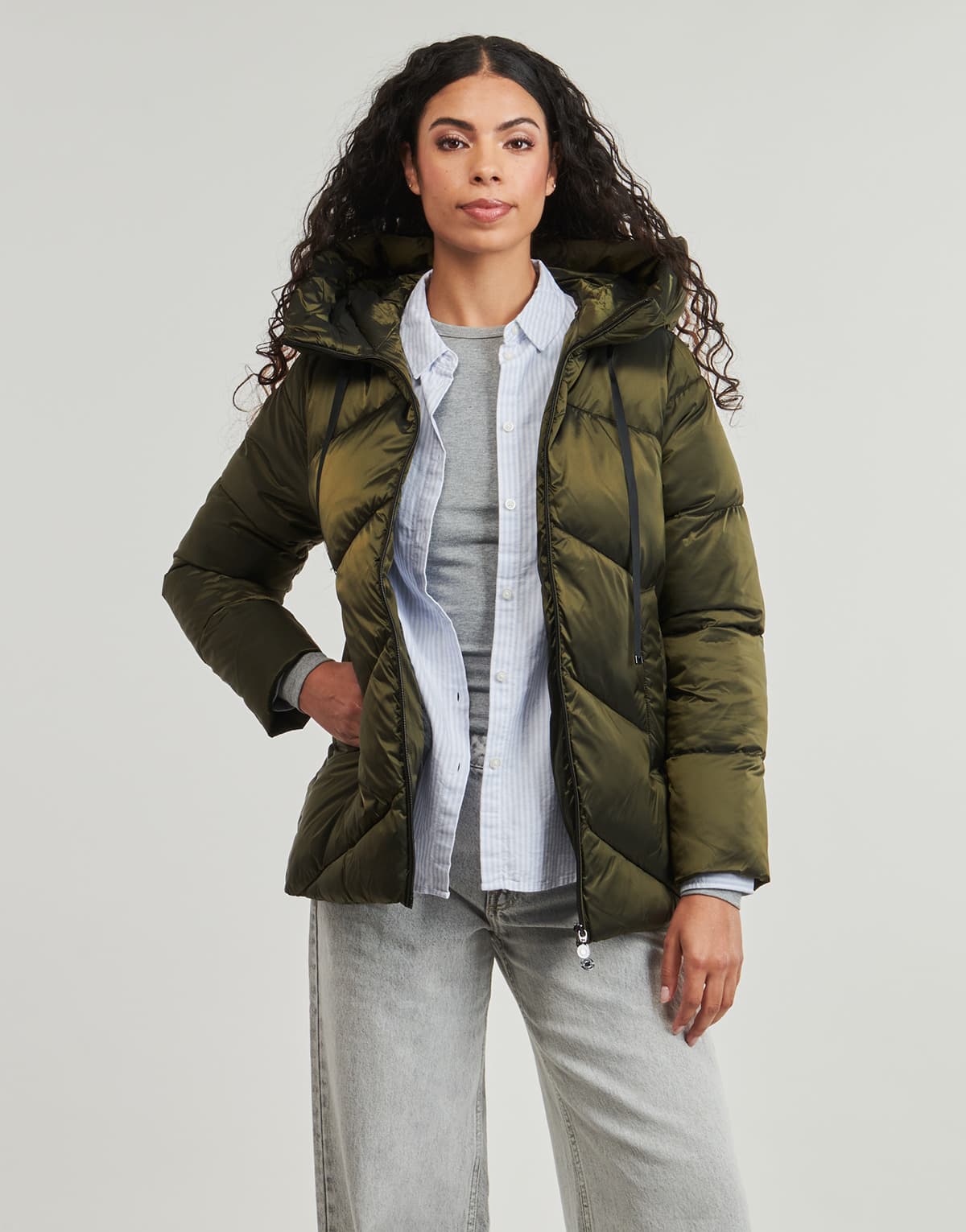 Women's Jackets Le Temps des Cerises Khaki