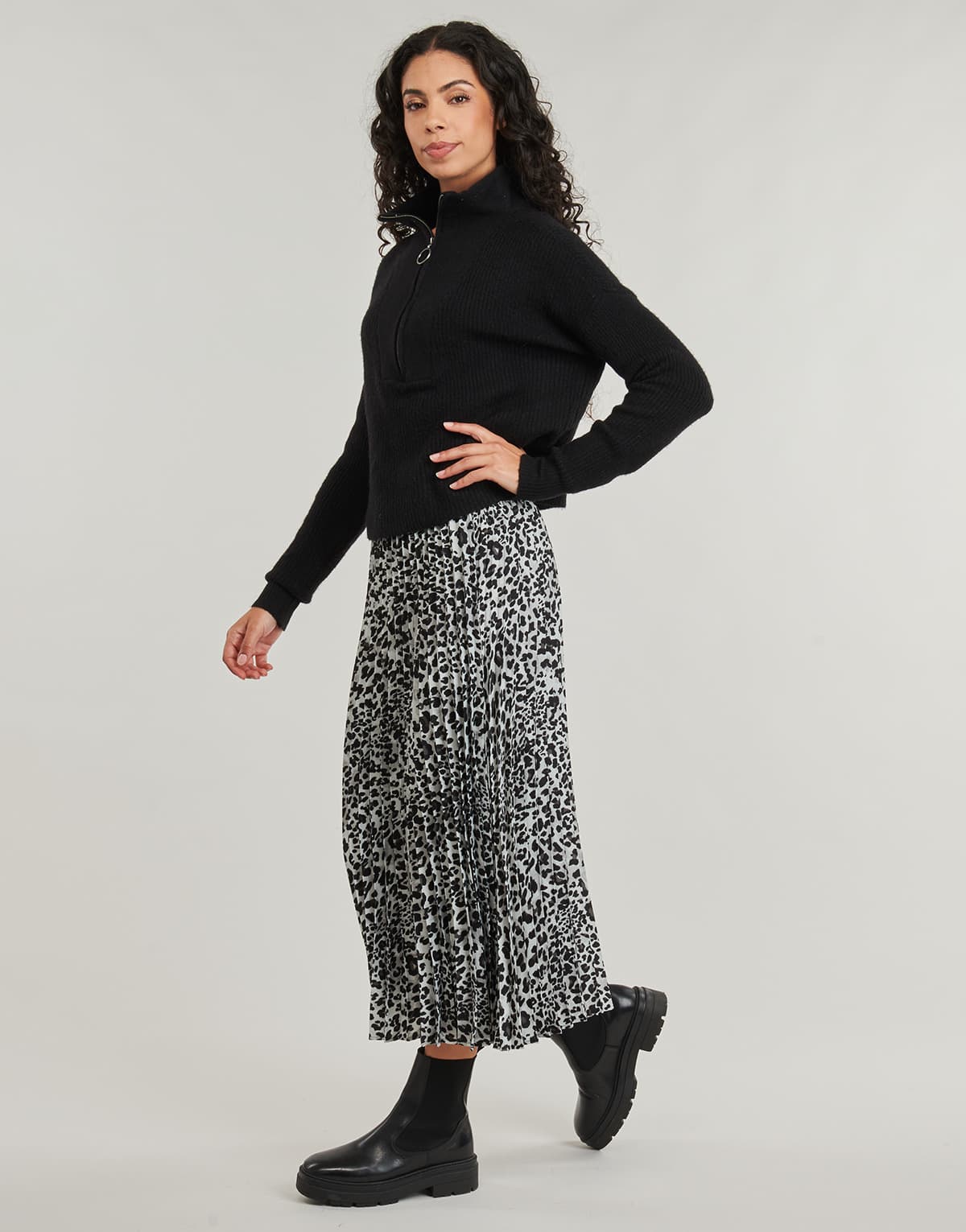 Women's Skirts Ikks Gray