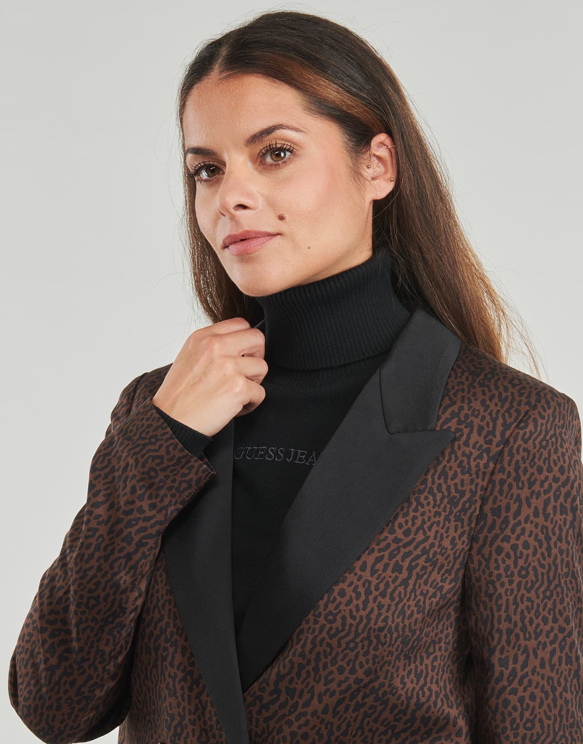 Women's Blazers Ikks Brown