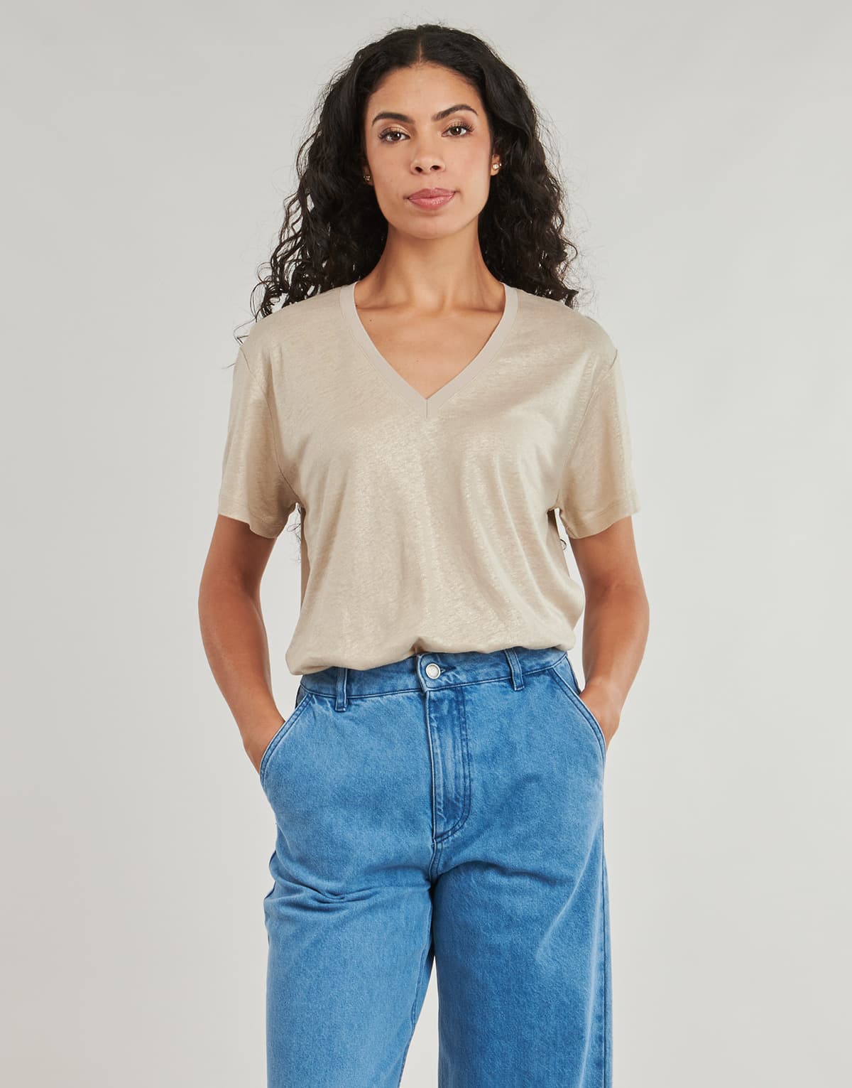 Women's T-Shirts Ikks Beige