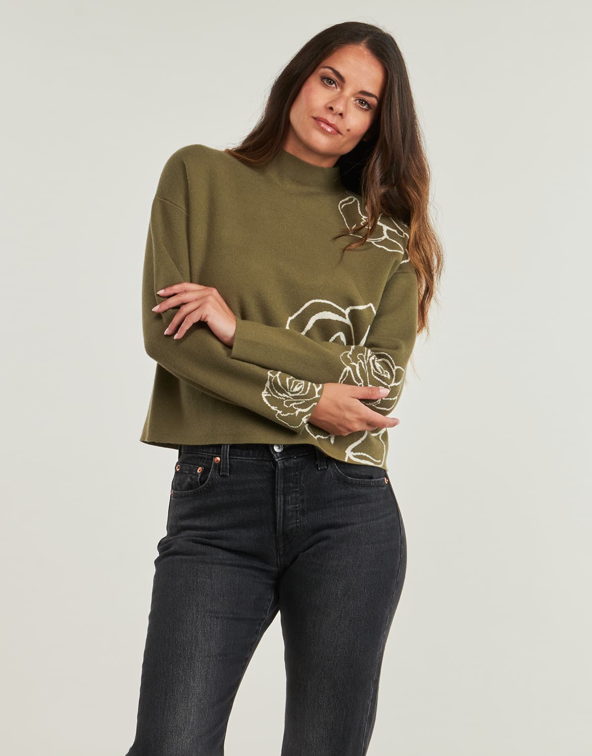 Women's Sweaters Ikks Khaki