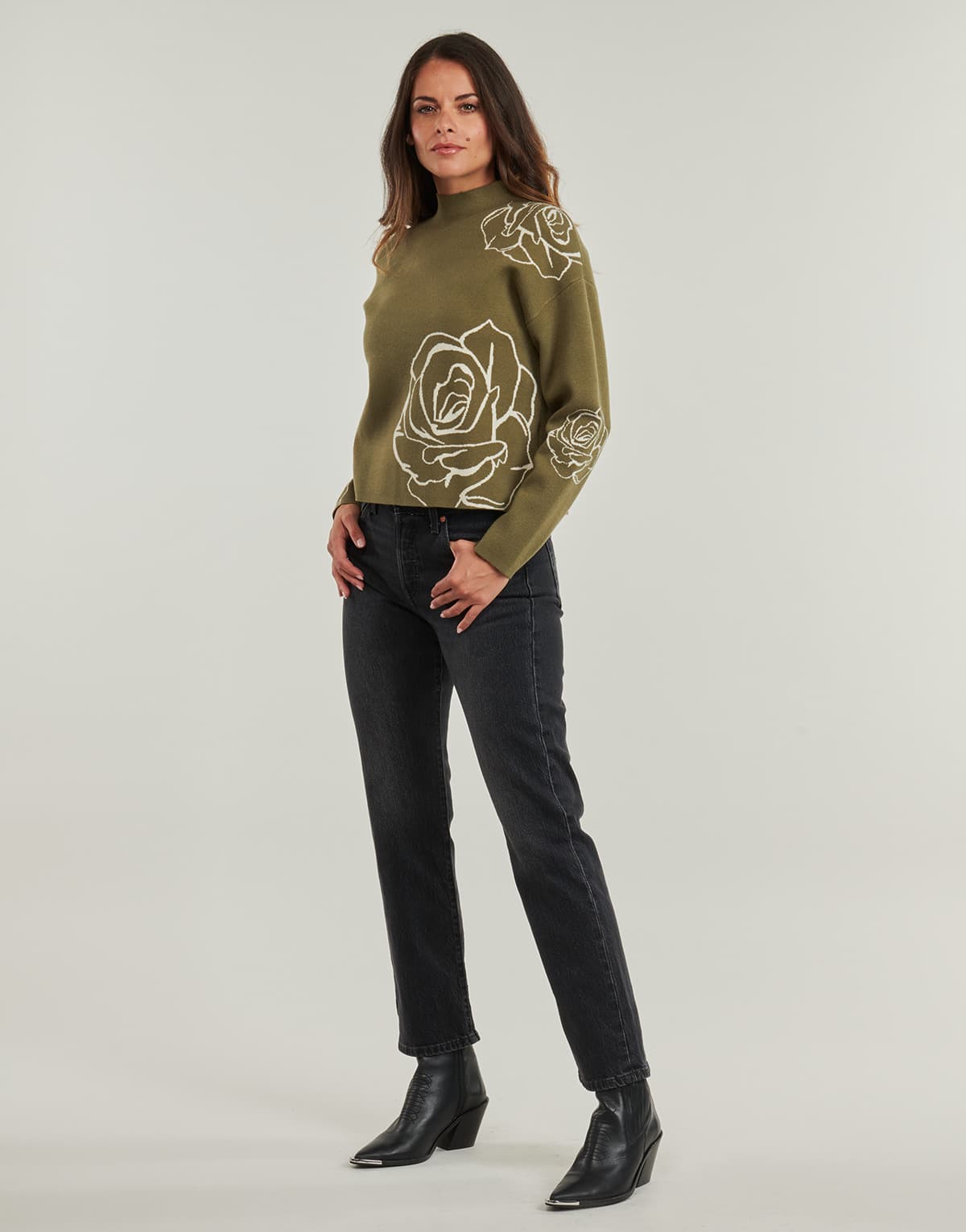 Women's Sweaters Ikks Khaki
