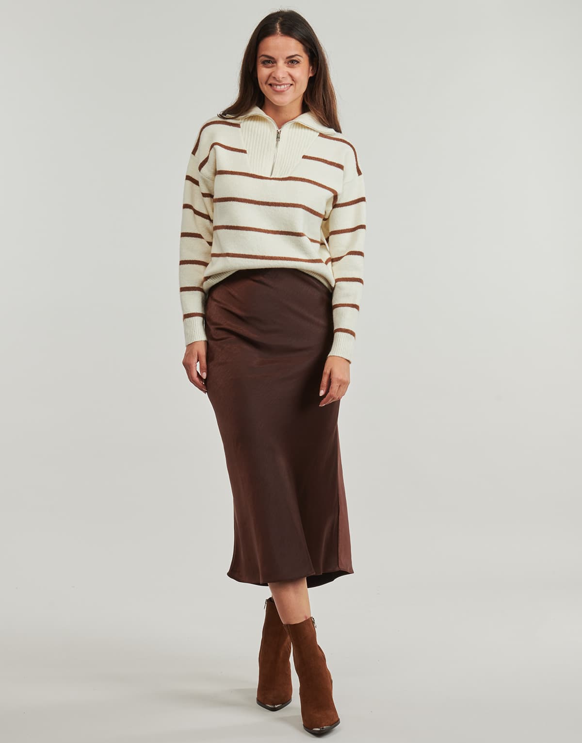 Women's Skirts Ikks Brown