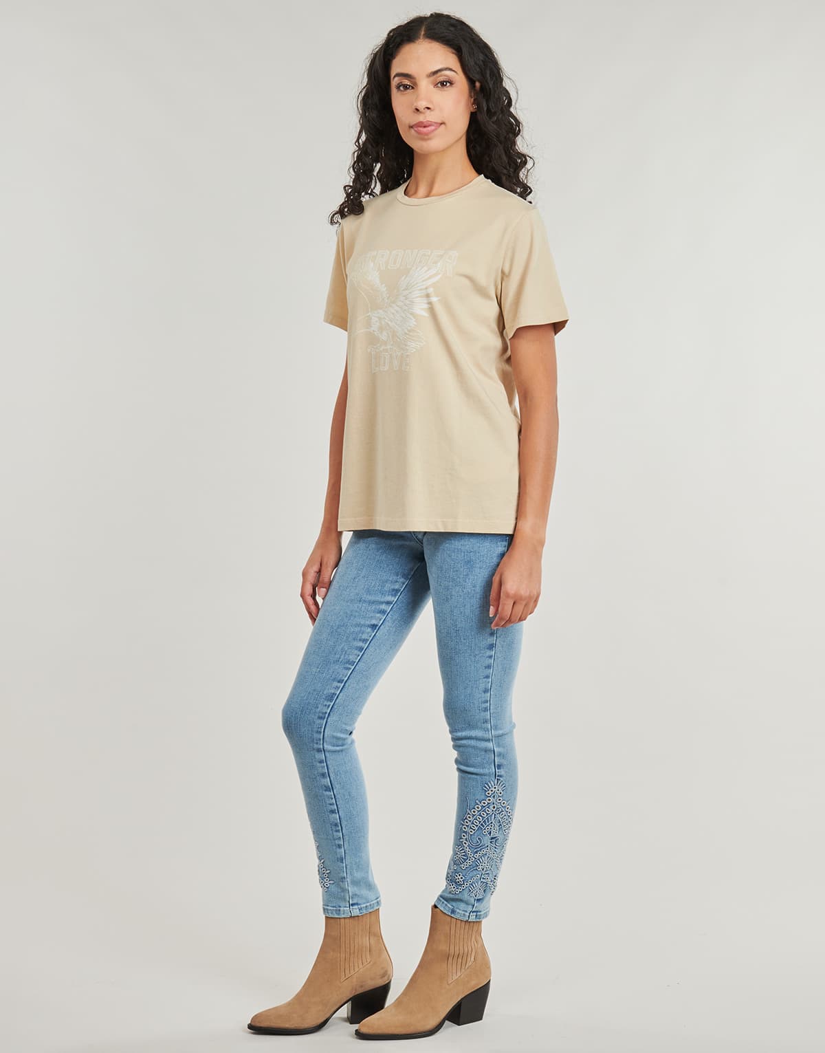 Women's T-Shirts Ikks Beige