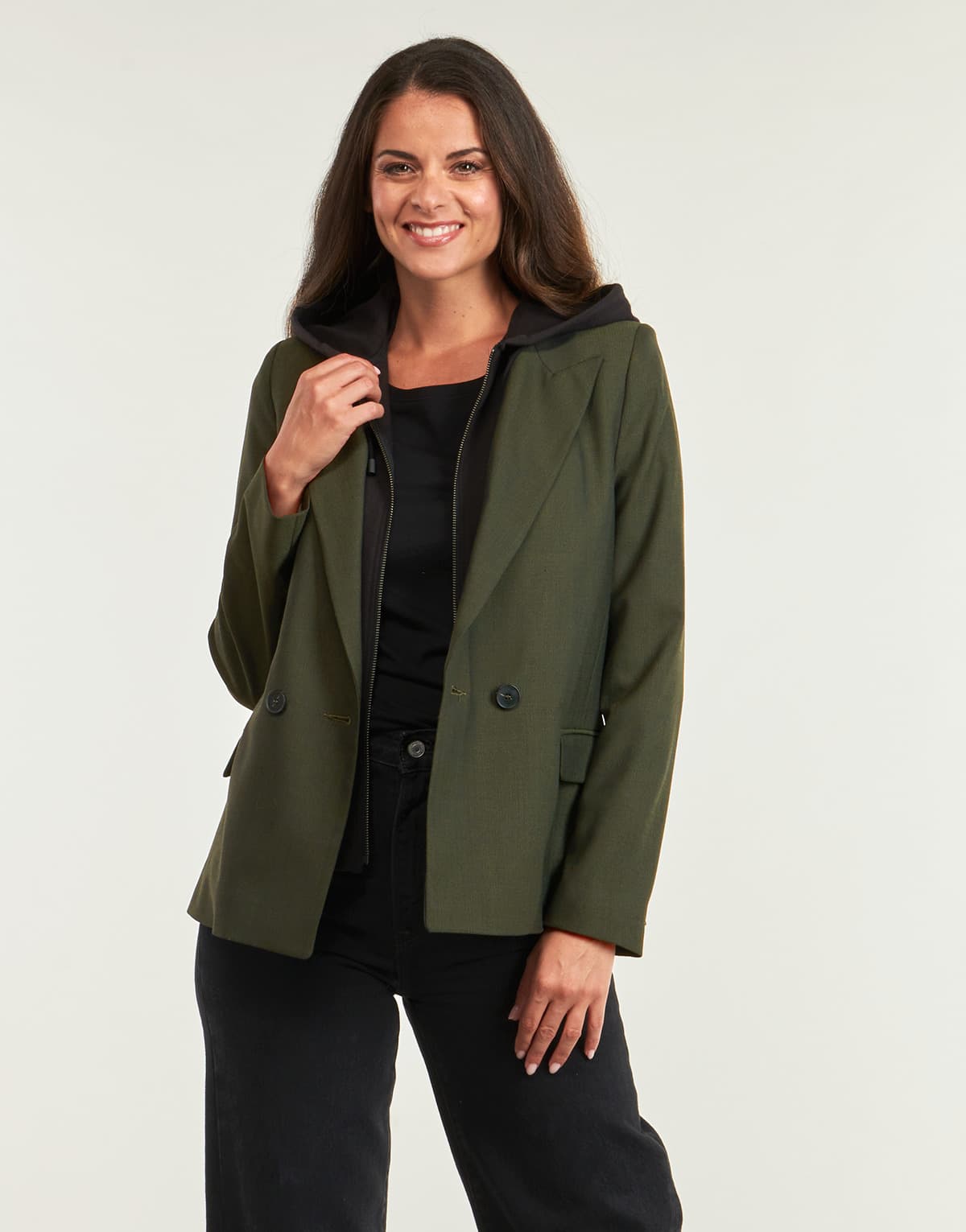 Women's Blazers Ikks Khaki