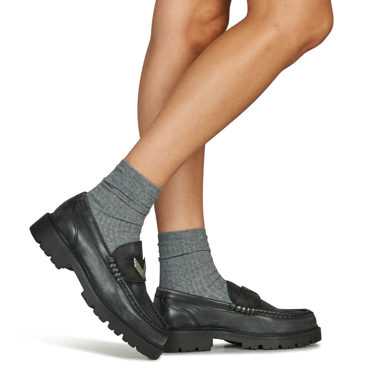 Women's Loafers Ikks Gray