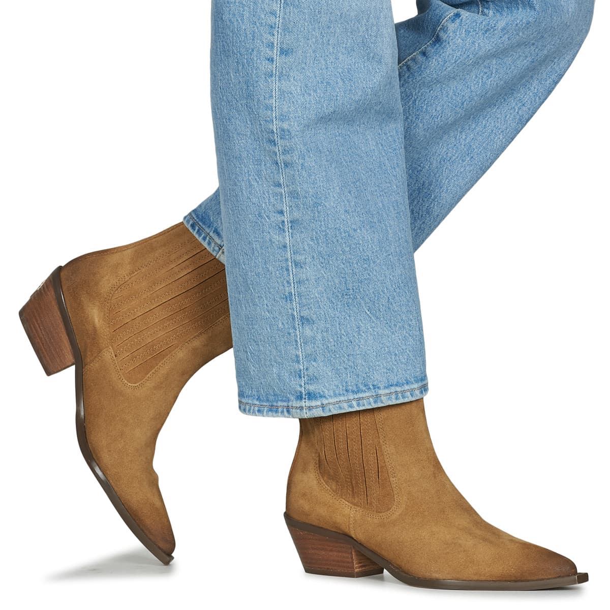 Women's Ankle Boots Ikks Beige